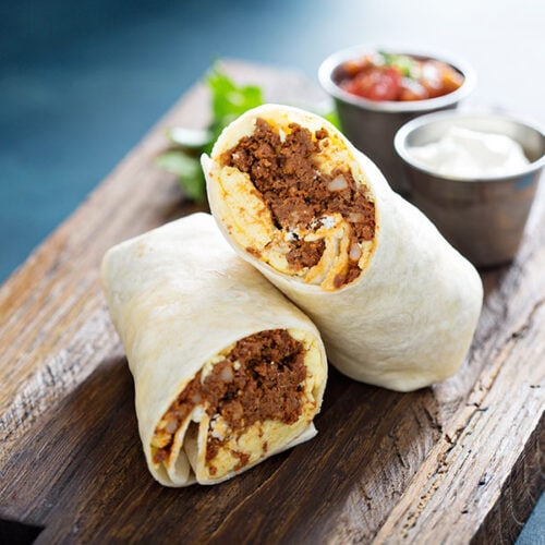Reheat A Burrito