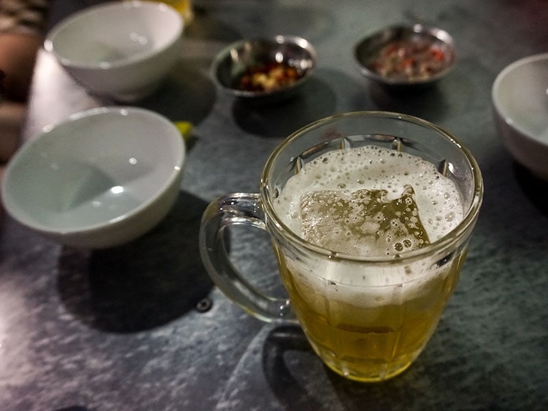 Eating Dog Meat Beer