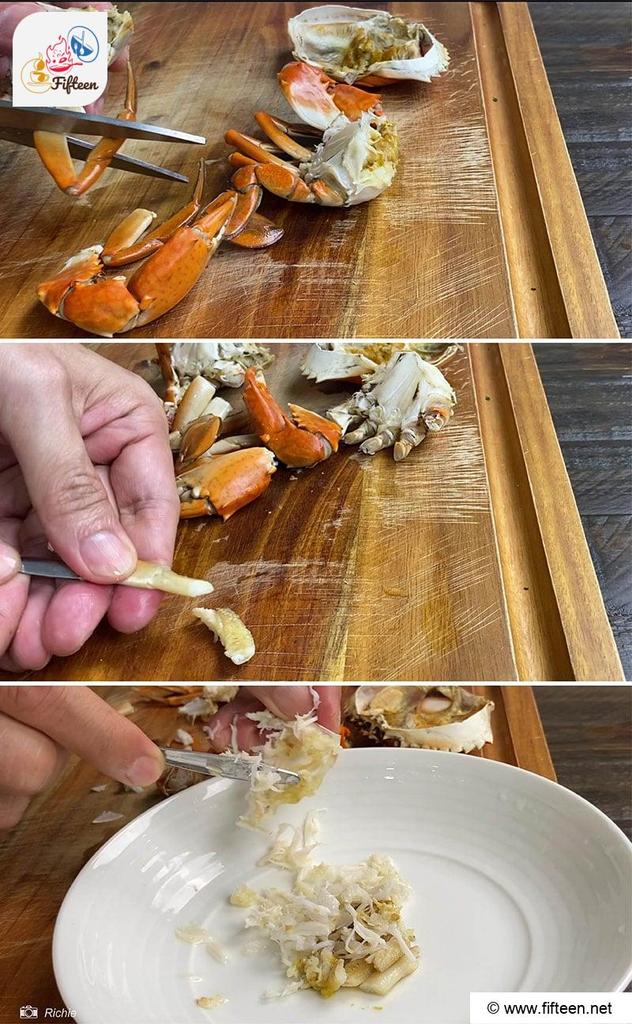 Extract Meat From The Crab