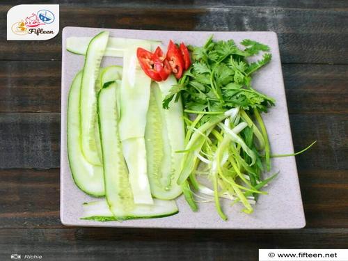 Cut the Scallions into Long Strips
