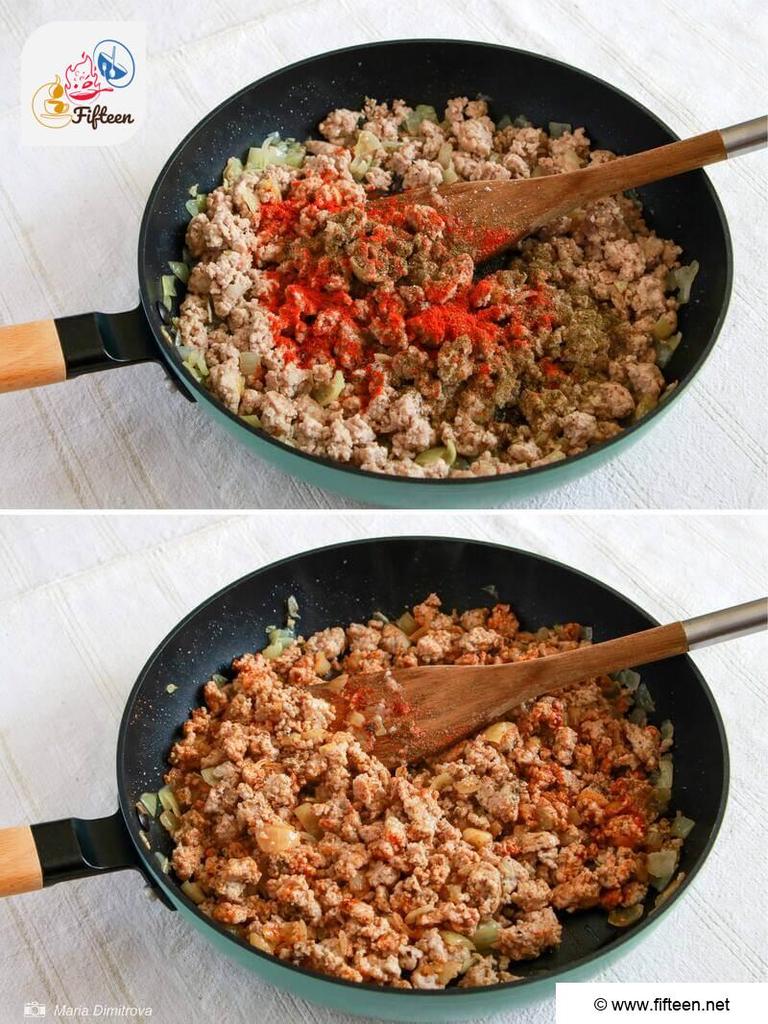 Moussaka Step 4 Spice it Up