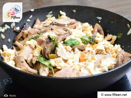 Pate Gan Heo Step 2 Sauté Meat Liver3