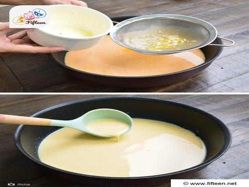 Pour The Mixture Through the Sieve