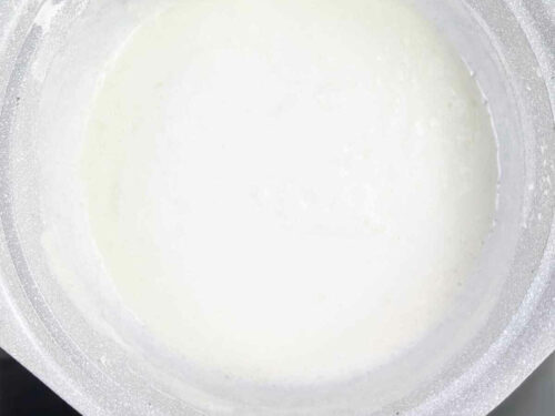 Banh Duc Lac Step 3 Mix and Cook the Rice Batter