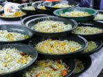Cantonese Rice Dishes Fried Rice Stacked