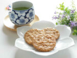 Japanese Dishes Crispy Rice Crackers Sprinkled