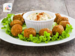 Syrian Dishes Falafel and Hummus