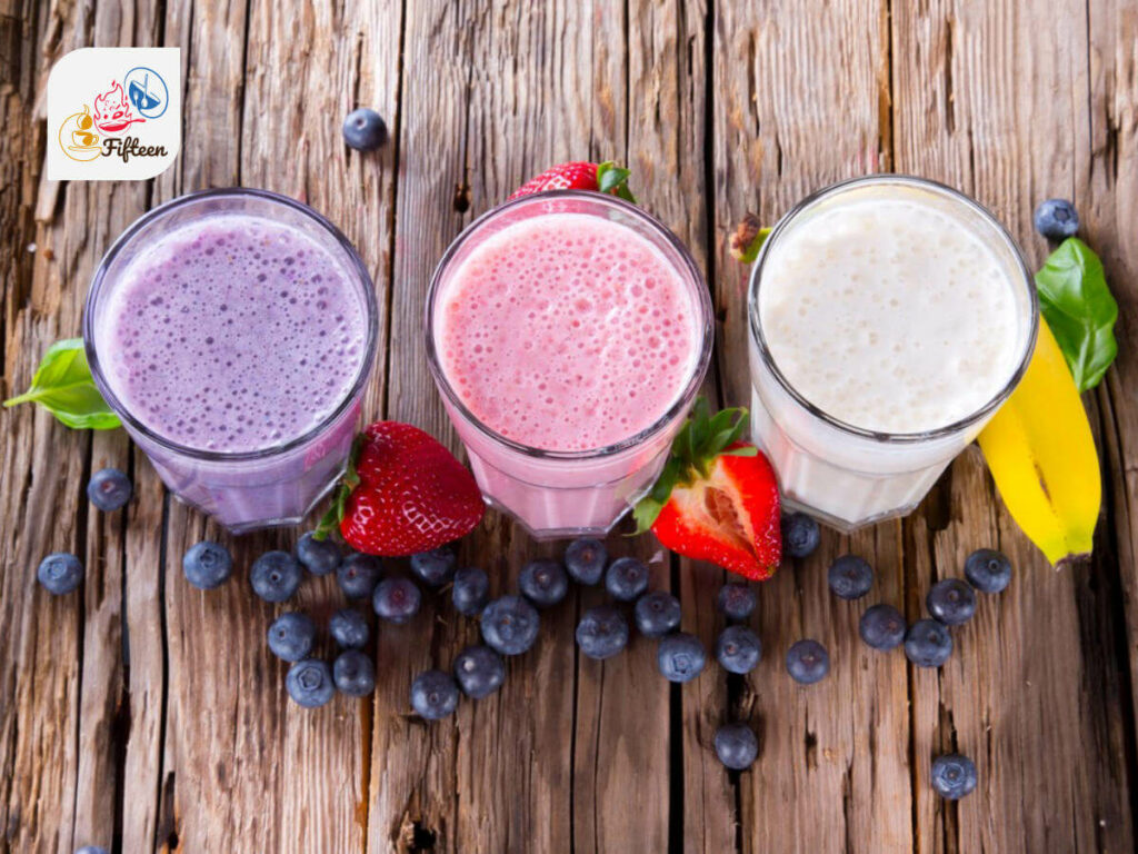 Fresh Milk Strawberry Blueberry