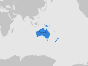 Oceania Map