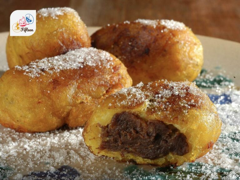 Rellenitos de plátano, a sweet Guatemalan dessert filled with beans.
