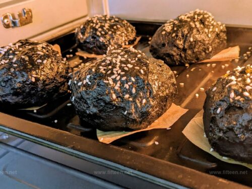 Black Burger Bun Step 13