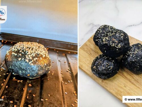 Black Burger Bun Step 14