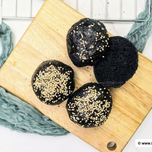Black Burger Bun