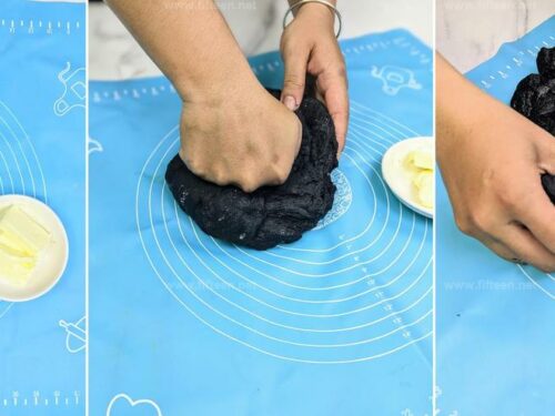 Black Burger Bun Step 5